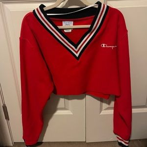 Champion cropped hoodie